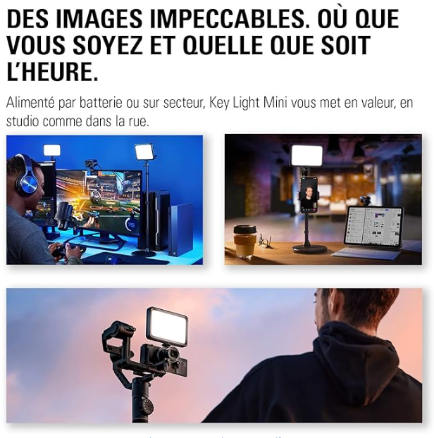 Elgato Key Light Mini – Vue 3 | Fluxlab