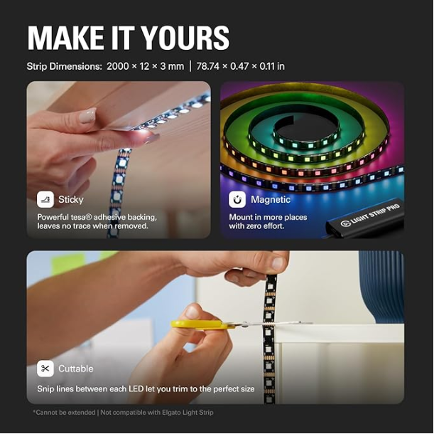 Elgato Light Strip – Vue 4 | Fluxlab