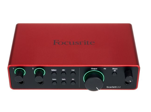 Focusrite Scarlett 2i2 4th Gen – Vue 2 | Fluxlab