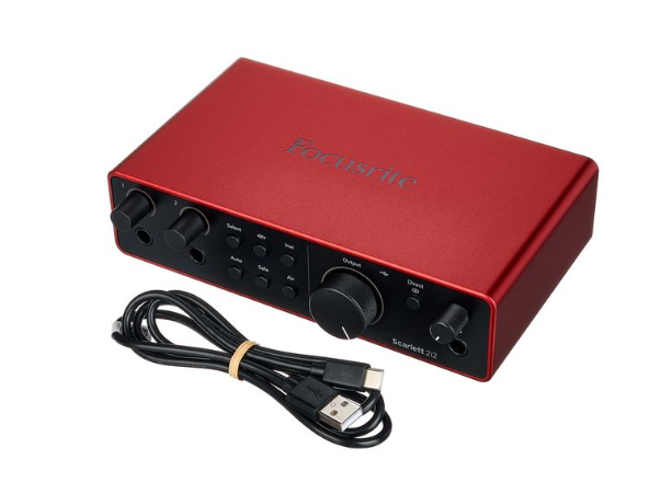 Focusrite Scarlett 2i2 4th Gen – Vue 5 | Fluxlab