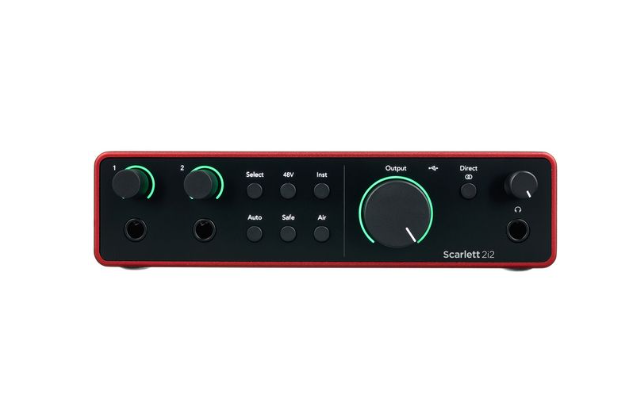 Focusrite Scarlett 2i2 4th Gen – Vue 6 | Fluxlab