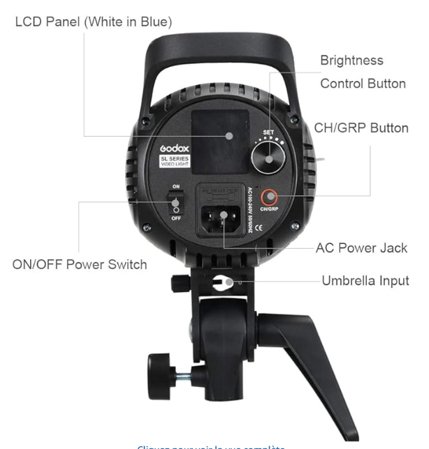 Godox SL-60W – Vue 2 | Fluxlab