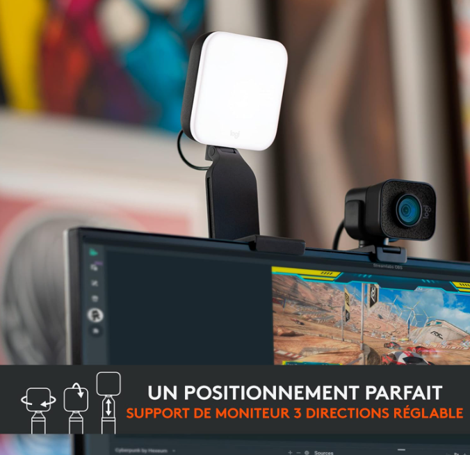 Logitech Litra Glow – Vue 5 | Fluxlab