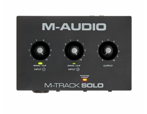M-Audio M-Track Solo – Vue 5 | Fluxlab