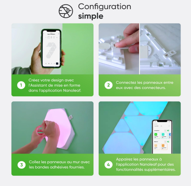 Nanoleaf Shapes – Vue 4 | Fluxlab