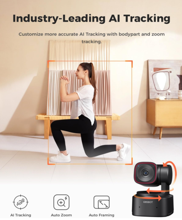 Obsbot Tiny 2 – Vue 3 | Fluxlab