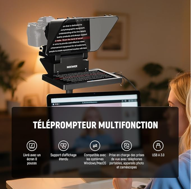 NEEWER 2 Teleprompter  – Vue 2 | Fluxlab