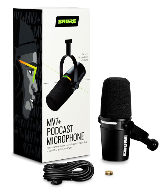 Shure MV7+  – Vue 2 | Fluxlab
